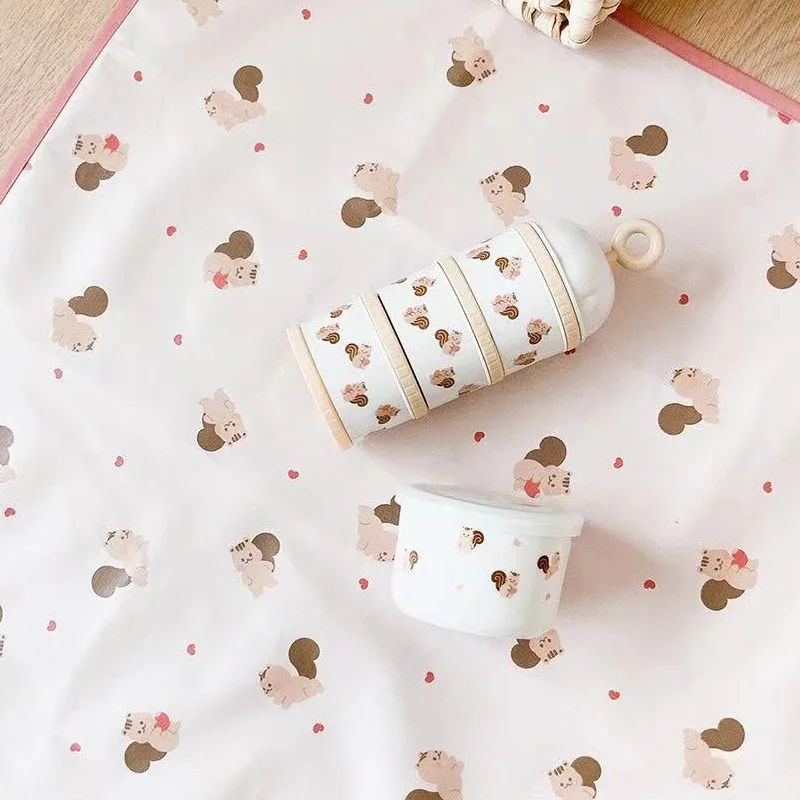 Tapis À Langer Imperméable Lavable Et Réutilisable Pour Bébé