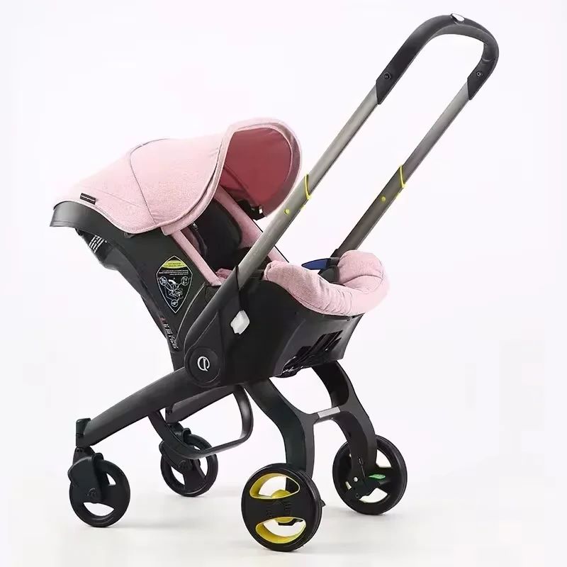 Poussette Bébé 3 En 1 Haute Qualité Avec Sécurité Et Maniabilité