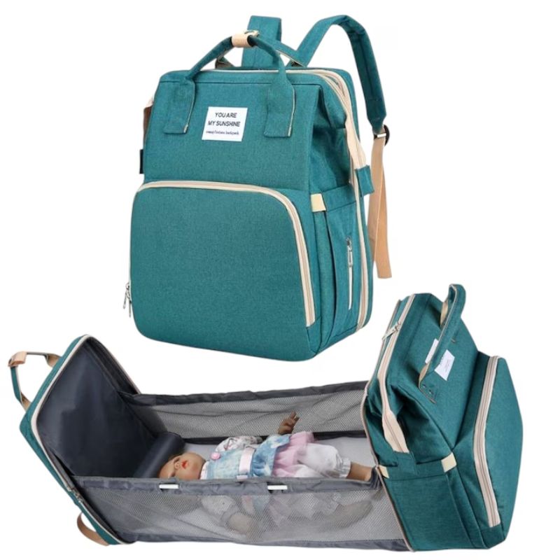 Sac À Dos Multifonction Avec Espace Biberon Et Lit Bébé