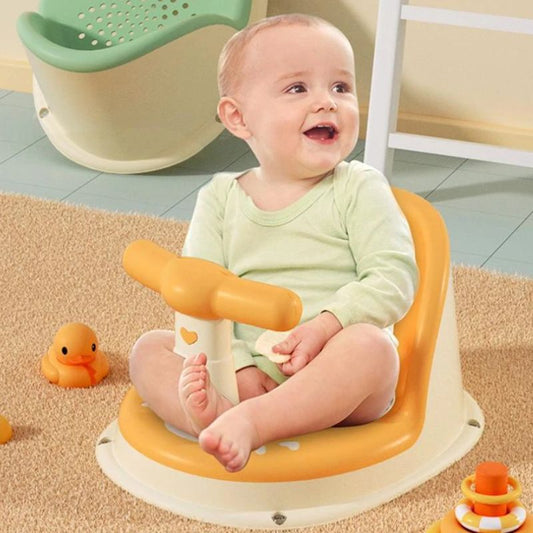 Siège de Bain Portable avec Poignée de Sécurité pour Bébé