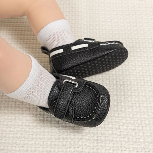 Chaussures Bébé Cuir Doux avec Semelle Souple