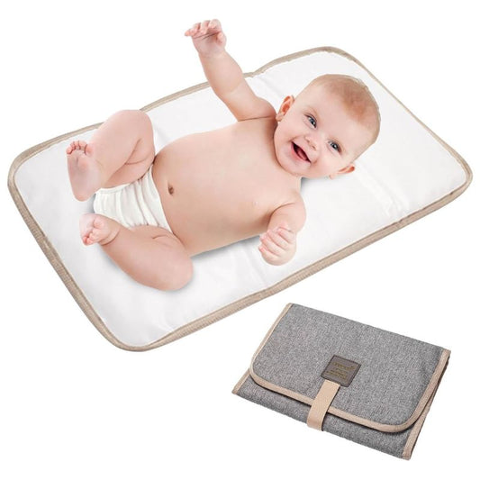 Tapis À Langer Bébé Pliable Étanche Avec Housse Intégrée
