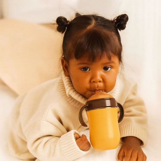 Biberon Silicone Anti Colique Pour Bébé Avec Poignées Ergonomiques