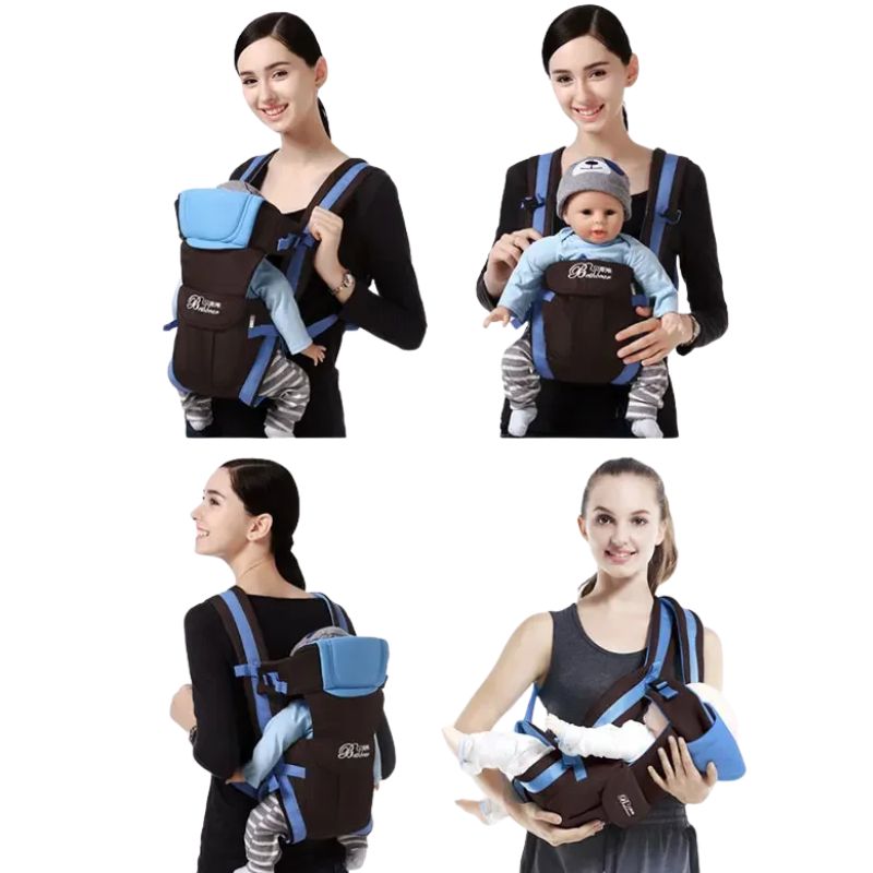 Porte Bébé Ergonomique 4 En 1 Confortable Et Réglable