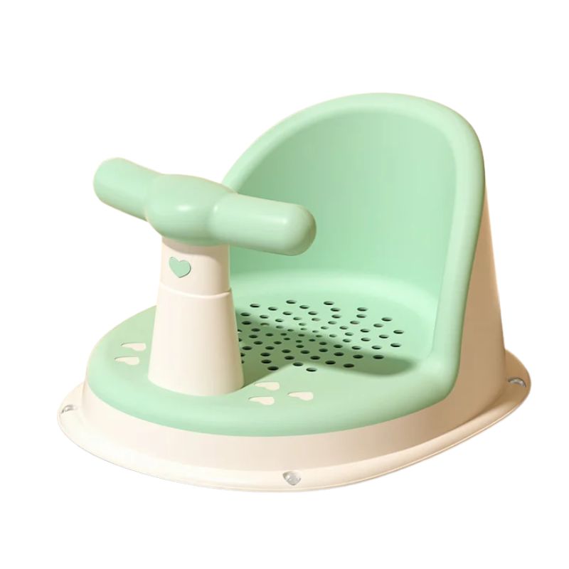 Siège de Bain Portable avec Poignée de Sécurité pour Bébé