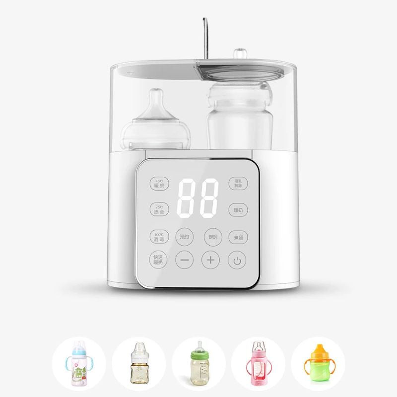 Chauffe Biberon Multifonction Intelligent pour Bébé avec Double Compartiment