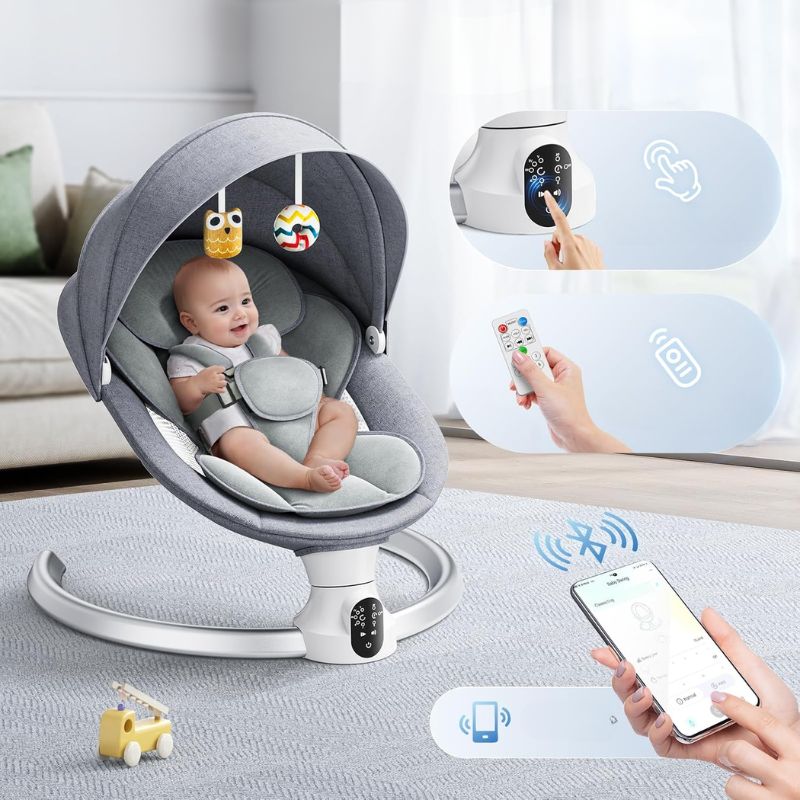 Balancelle Électrique Intelligente Pour Bébé Avec Télécommande