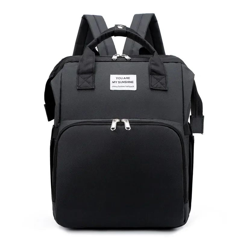 Sac À Dos Multifonction Avec Espace Biberon Et Lit Bébé