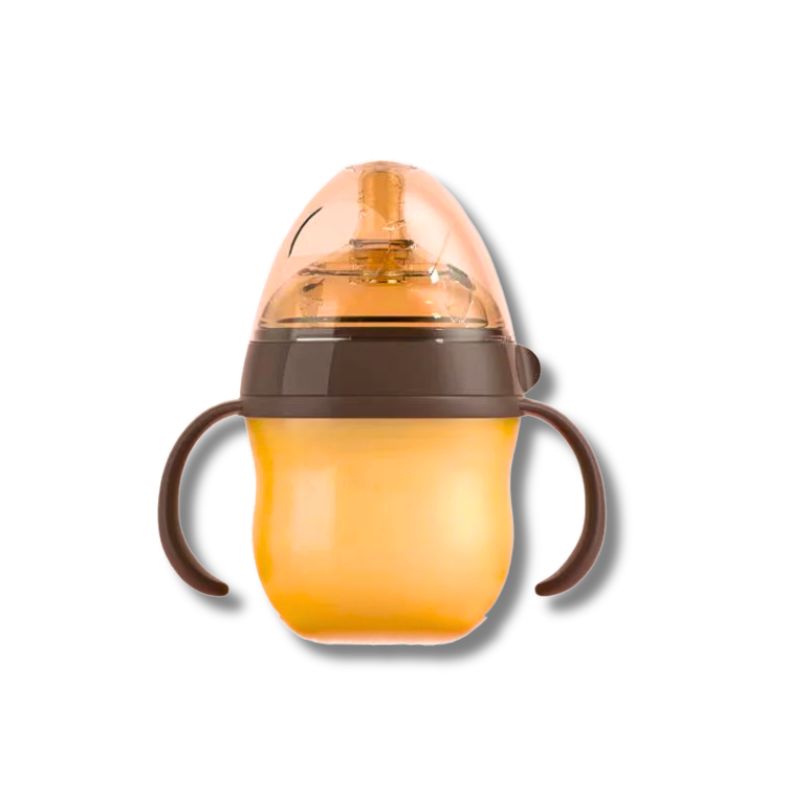Biberon Silicone Anti Colique Pour Bébé Avec Poignées Ergonomiques