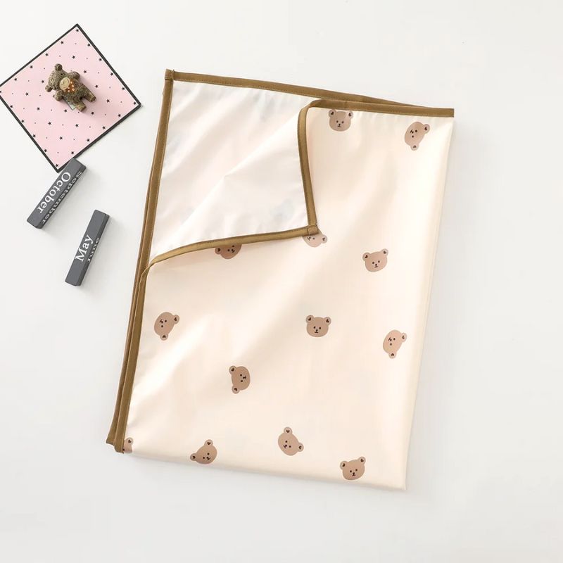 Tapis À Langer Imperméable Lavable Et Réutilisable Pour Bébé