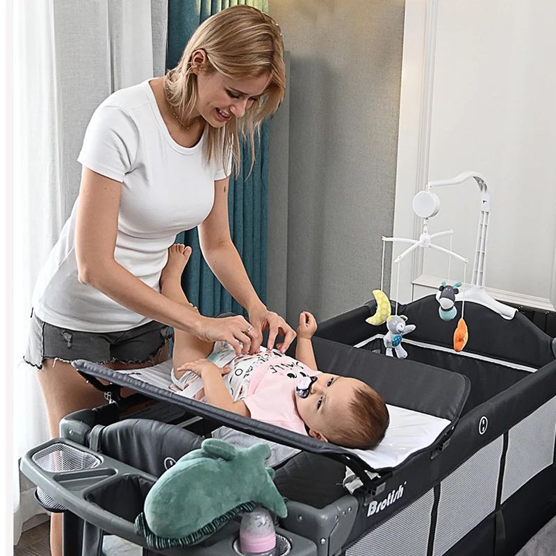 Berceau Bébé Multifonction Avec Table À Langer