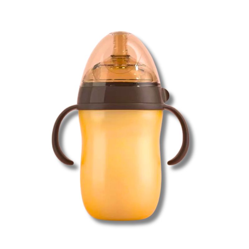 Biberon Silicone Anti Colique Pour Bébé Avec Poignées Ergonomiques