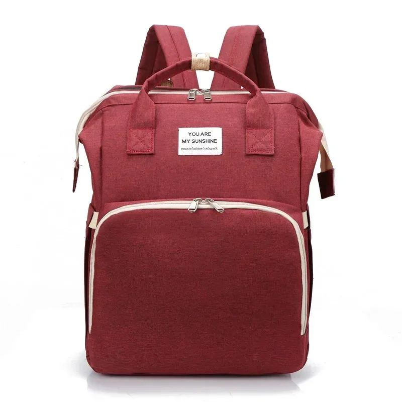 Sac À Dos Multifonction Avec Espace Biberon Et Lit Bébé