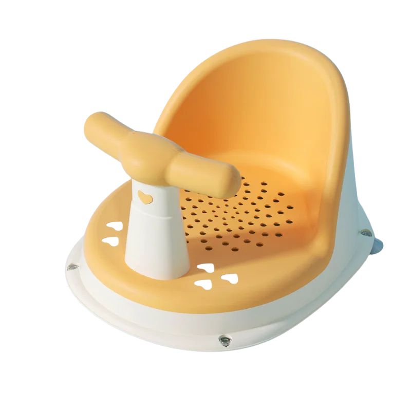 Siège de Bain Portable avec Poignée de Sécurité pour Bébé