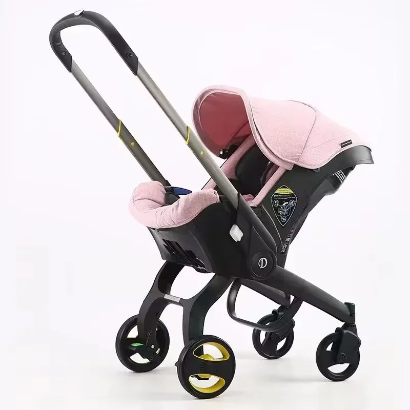 Poussette Bébé 3 En 1 Haute Qualité Avec Sécurité Et Maniabilité
