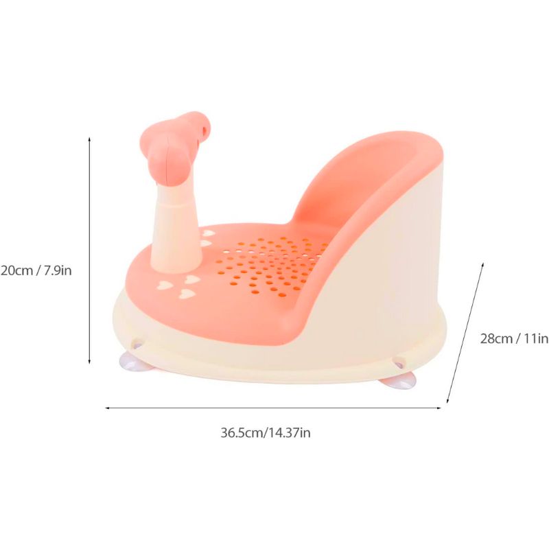Siège de Bain Portable avec Poignée de Sécurité pour Bébé