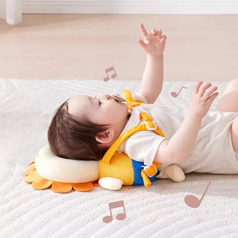 Coussin De Protection Tête Et Dos Bébé Avec Sangles Réglables