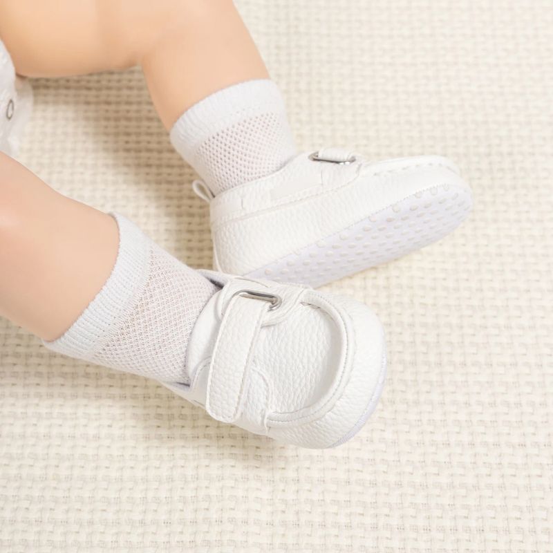 Chaussures Bébé Cuir Doux avec Semelle Souple