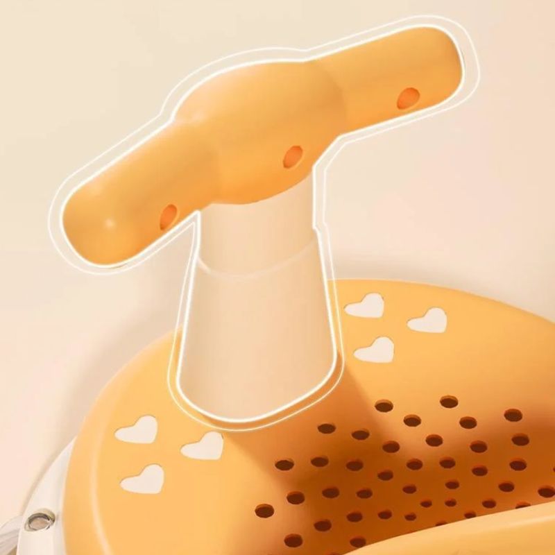 Siège de Bain Portable avec Poignée de Sécurité pour Bébé