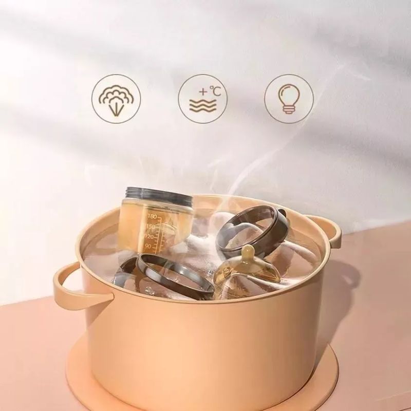 Biberon Silicone Anti Colique Pour Bébé Avec Poignées Ergonomiques