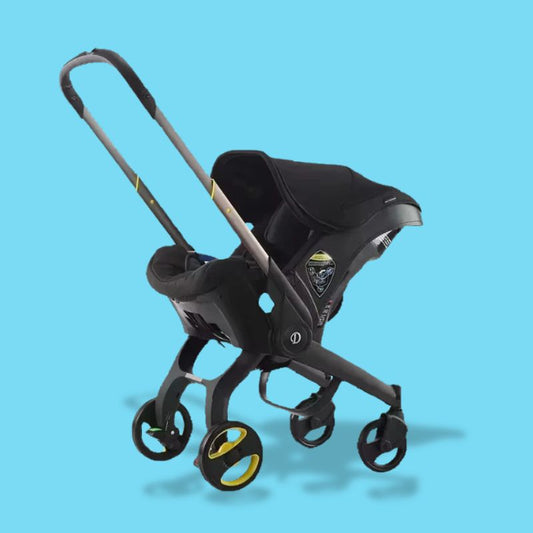 Poussette Bébé 3 En 1 Haute Qualité Avec Sécurité Et Maniabilité