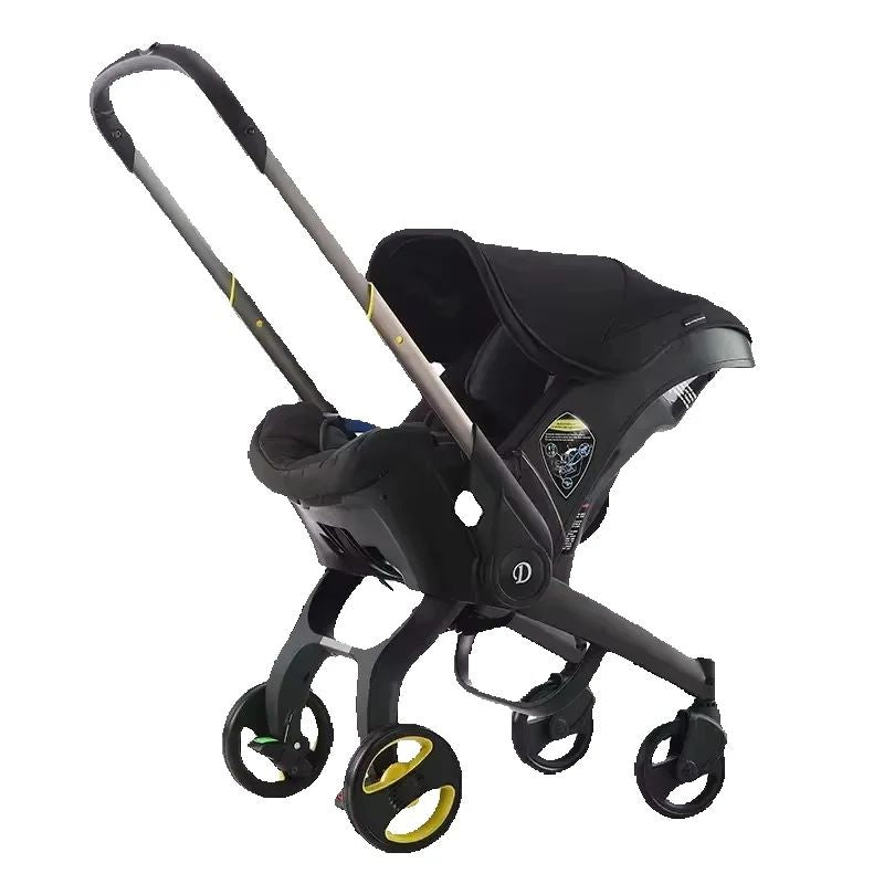 Poussette Bébé 3 En 1 Haute Qualité Avec Sécurité Et Maniabilité