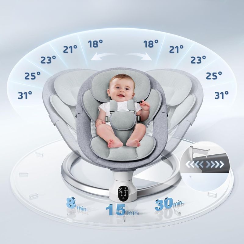 Balancelle Électrique Intelligente Pour Bébé Avec Télécommande