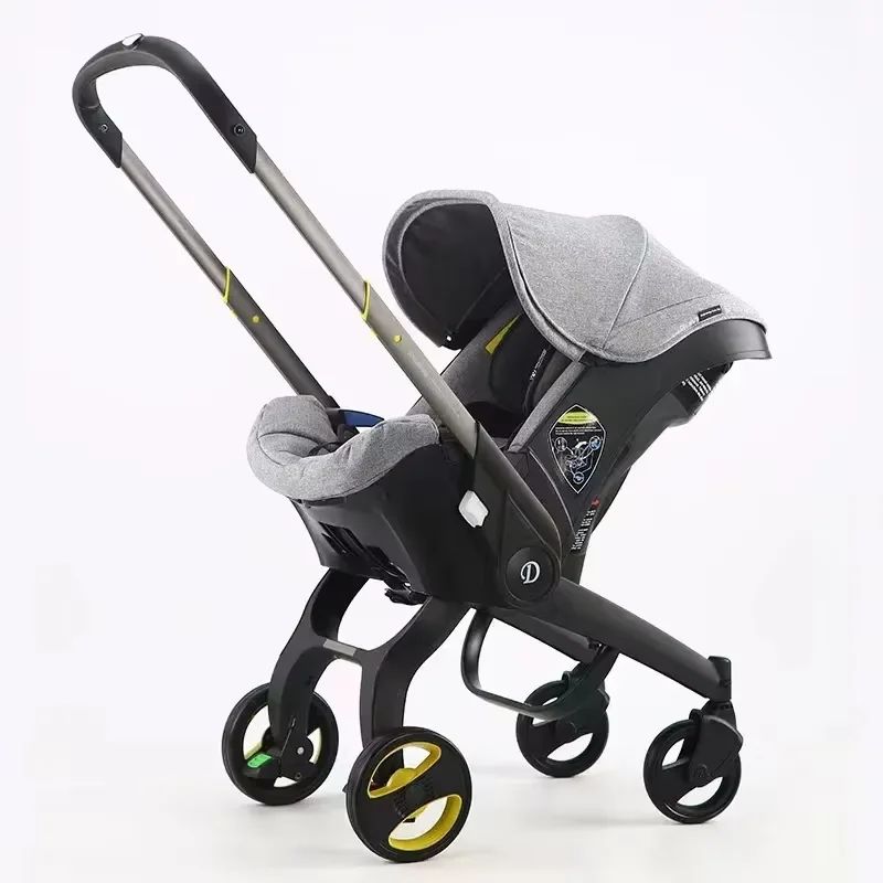 Poussette Bébé 3 En 1 Haute Qualité Avec Sécurité Et Maniabilité