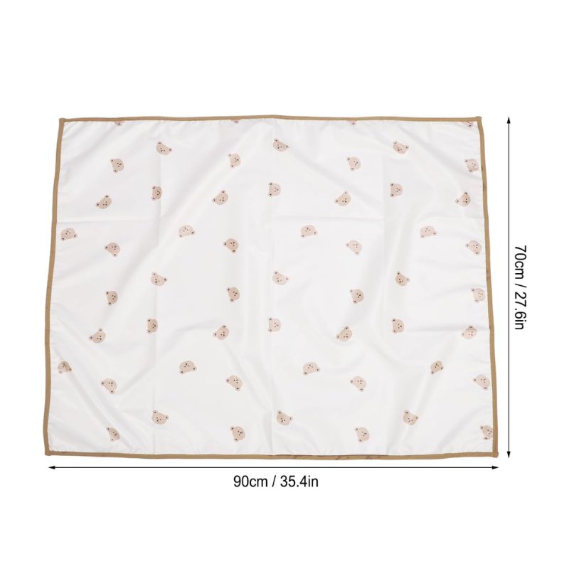 Tapis À Langer Imperméable Lavable Et Réutilisable Pour Bébé