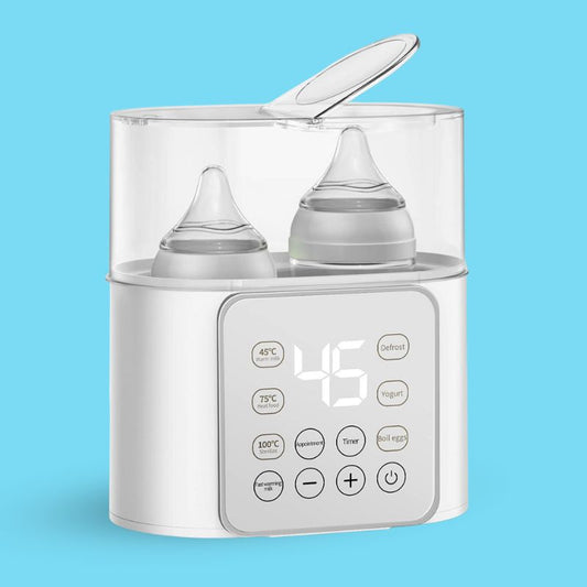 Chauffe Biberon Multifonction Intelligent pour Bébé avec Double Compartiment